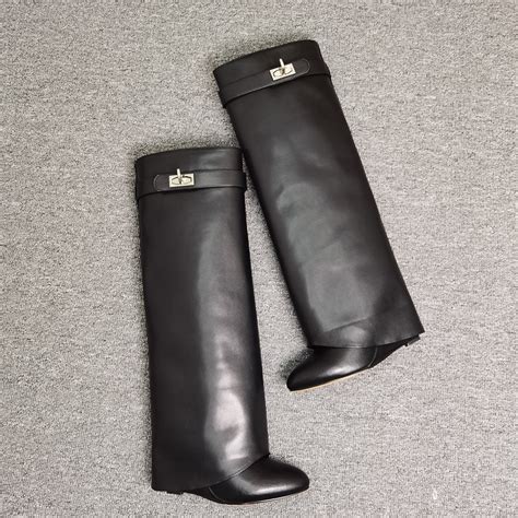 givenchy black buckle boot dupe|givenchy shark dupe boots.